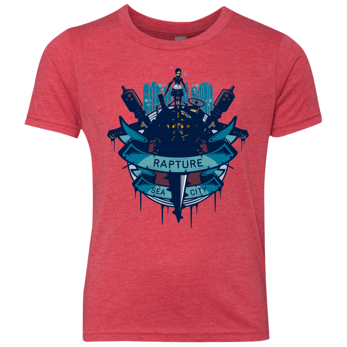 T-Shirts Vintage Red / YXS Under The Sea Youth Triblend T-Shirt