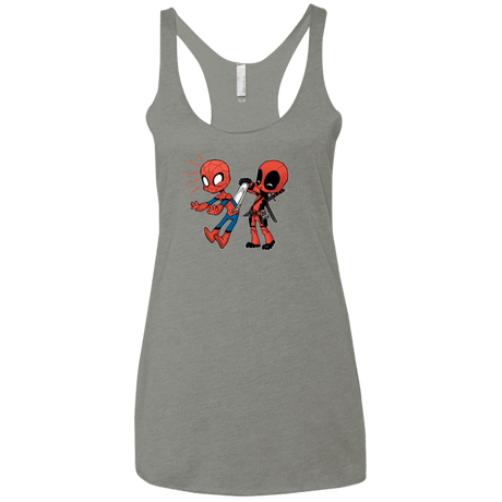 T-Shirts Venetian Grey / X-Small Underoos Women's Triblend Racerback Tank