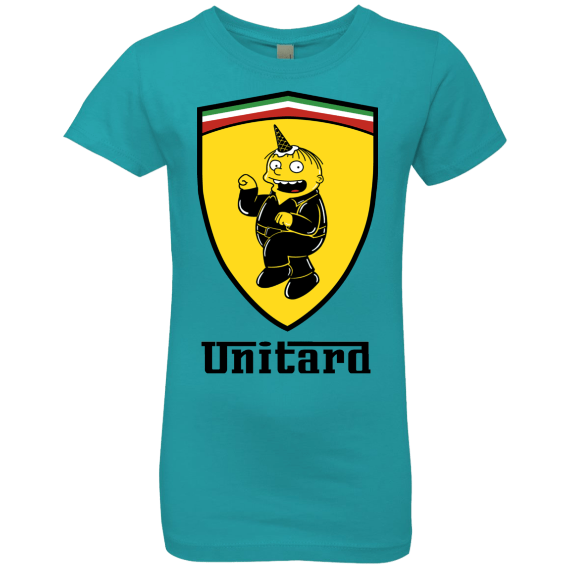 T-Shirts Tahiti Blue / YXS Unitardi Girls Premium T-Shirt