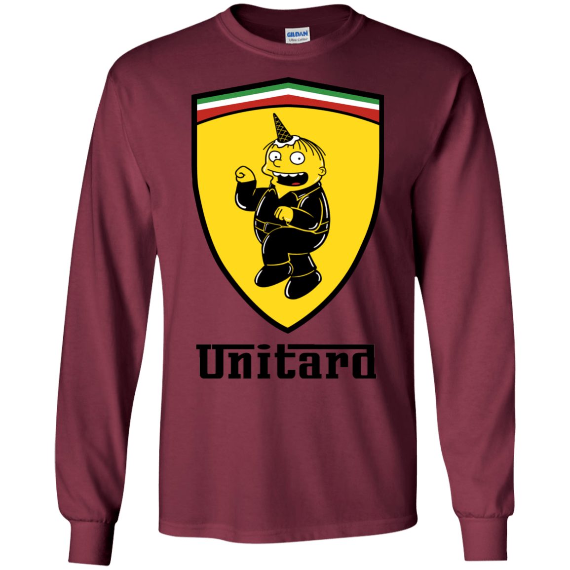 T-Shirts Maroon / S Unitardi Men's Long Sleeve T-Shirt