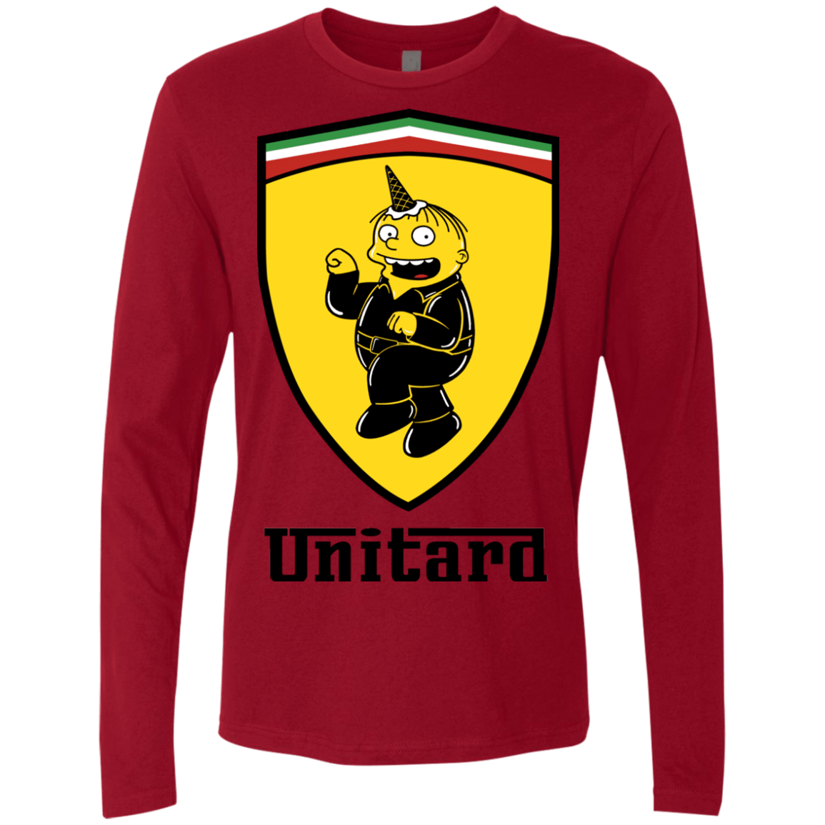 T-Shirts Cardinal / S Unitardi Men's Premium Long Sleeve