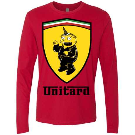 T-Shirts Red / S Unitardi Men's Premium Long Sleeve