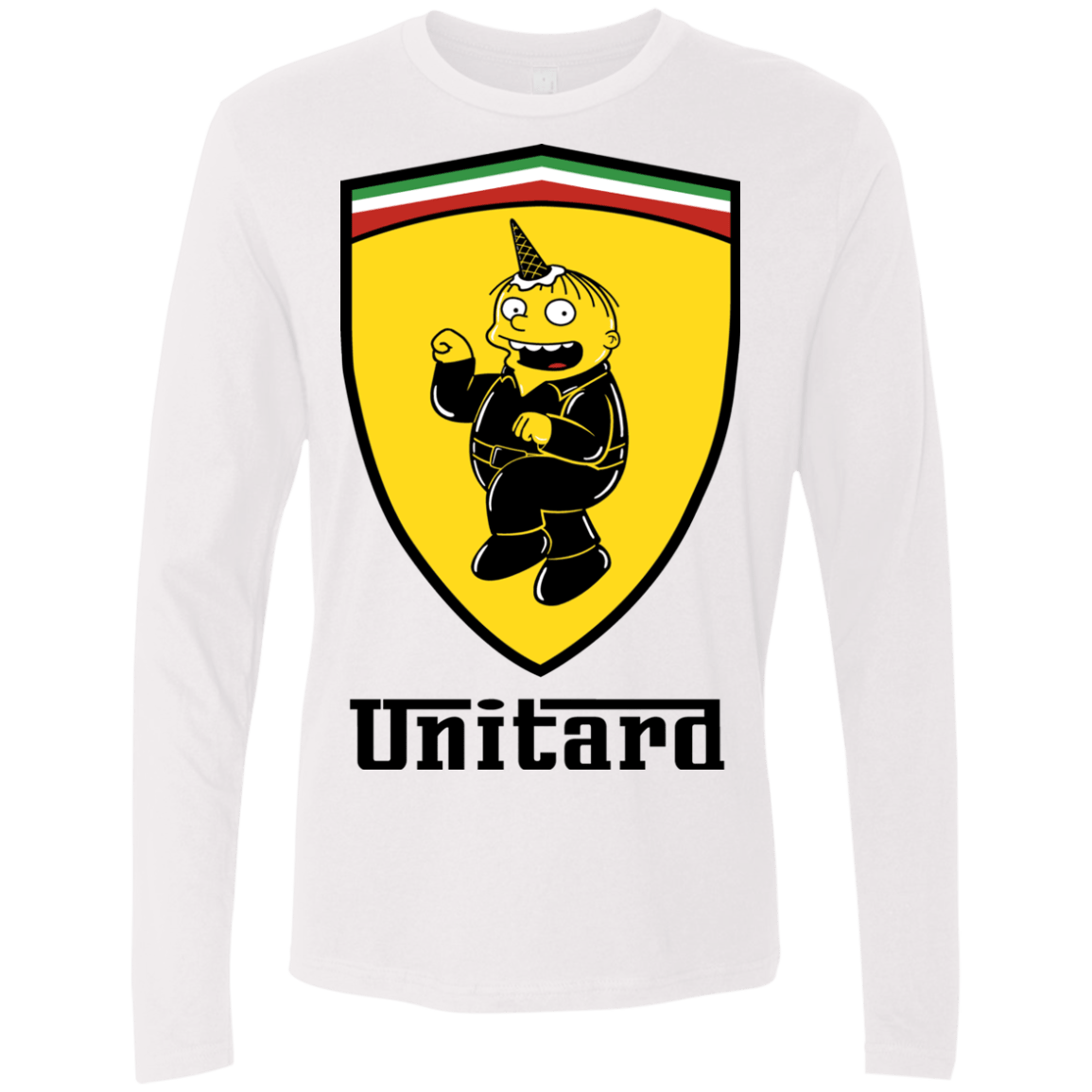 T-Shirts White / S Unitardi Men's Premium Long Sleeve
