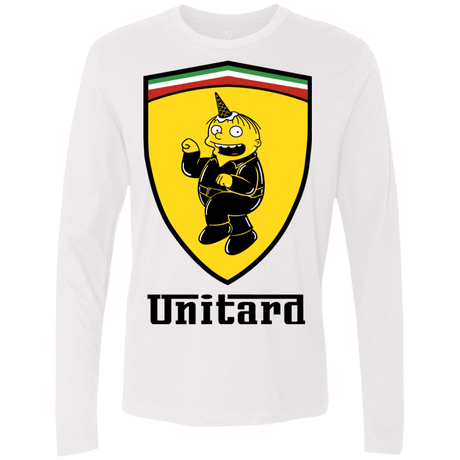 T-Shirts White / S Unitardi Men's Premium Long Sleeve