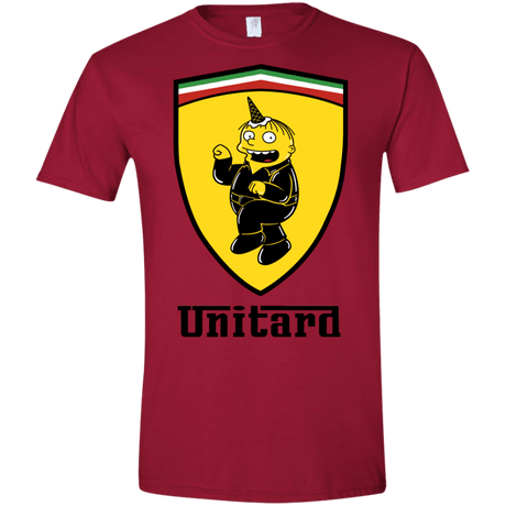 T-Shirts Cardinal Red / S Unitardi Men's Semi-Fitted Softstyle