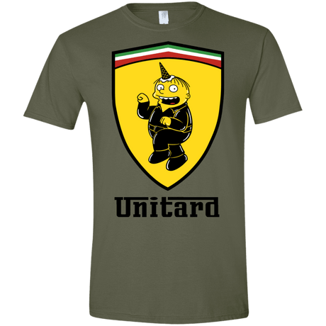 T-Shirts Military Green / S Unitardi Men's Semi-Fitted Softstyle