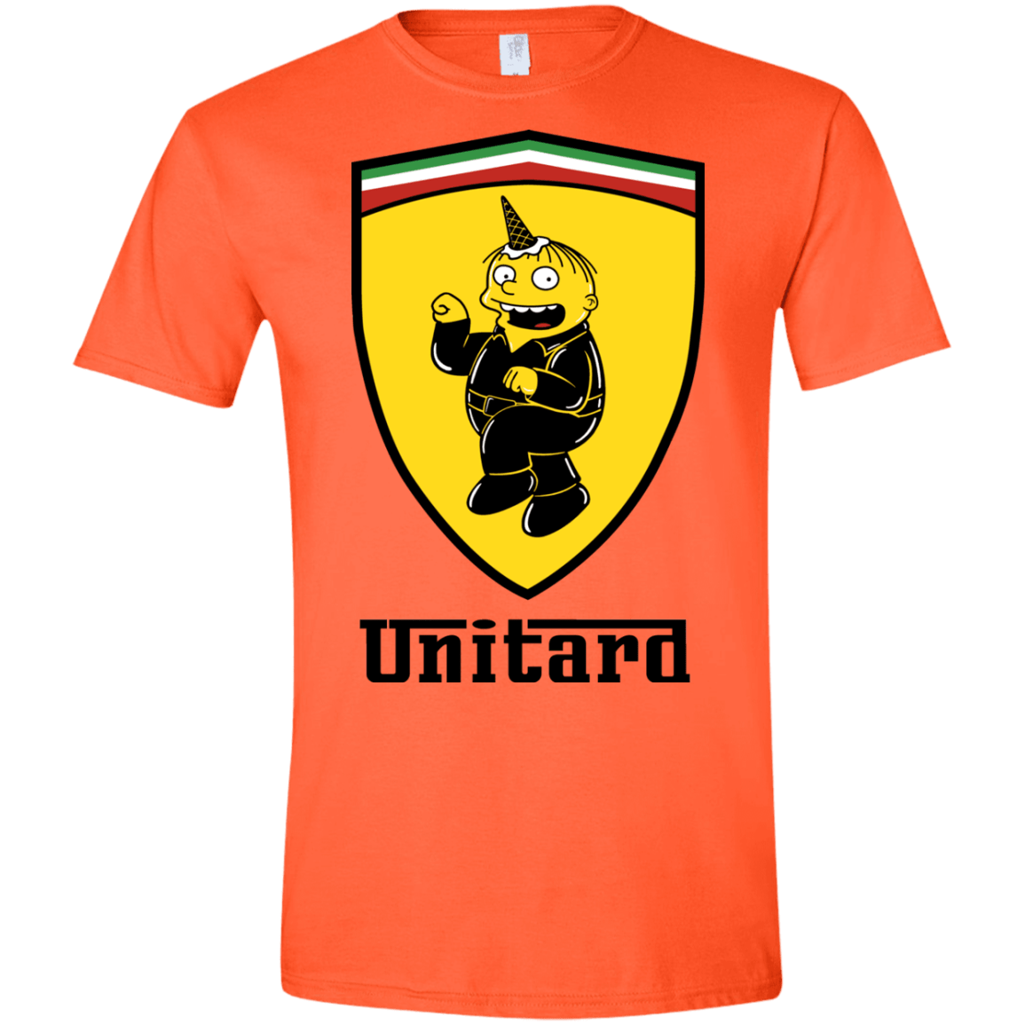 T-Shirts Orange / S Unitardi Men's Semi-Fitted Softstyle