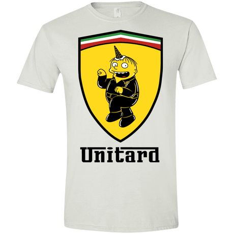 T-Shirts White / X-Small Unitardi Men's Semi-Fitted Softstyle