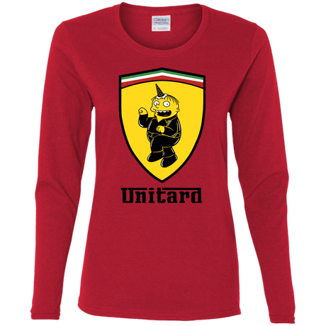 T-Shirts Red / S Unitardi Women's Long Sleeve T-Shirt
