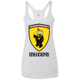T-Shirts Heather White / X-Small Unitardi Women's Triblend Racerback Tank