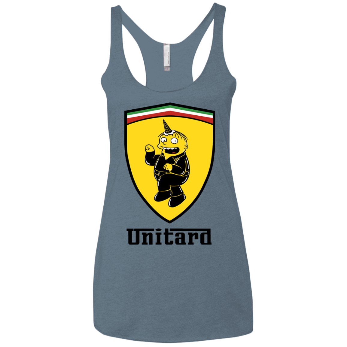 T-Shirts Indigo / X-Small Unitardi Women's Triblend Racerback Tank