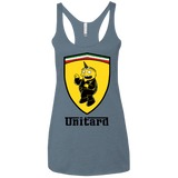T-Shirts Indigo / X-Small Unitardi Women's Triblend Racerback Tank