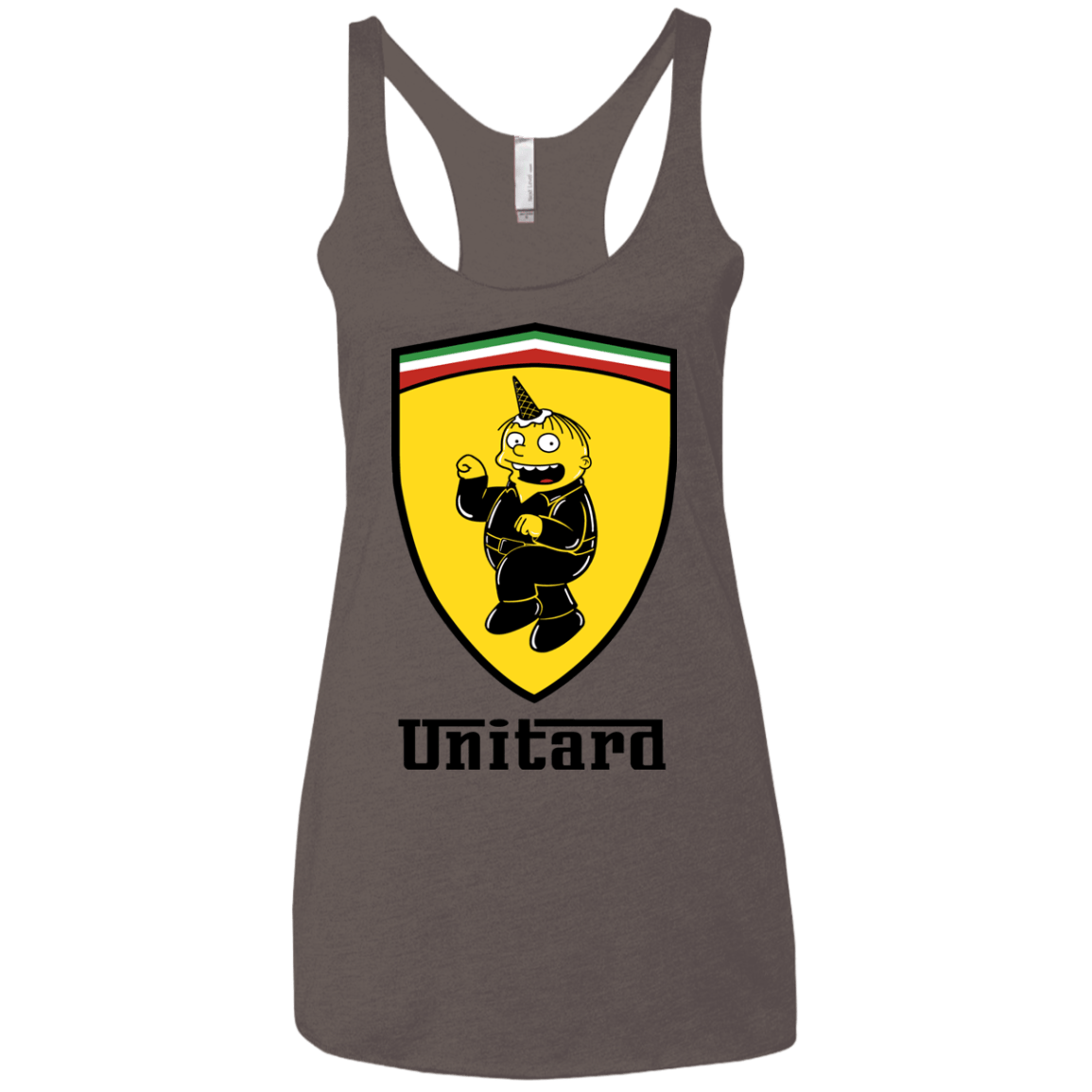 T-Shirts Macchiato / X-Small Unitardi Women's Triblend Racerback Tank