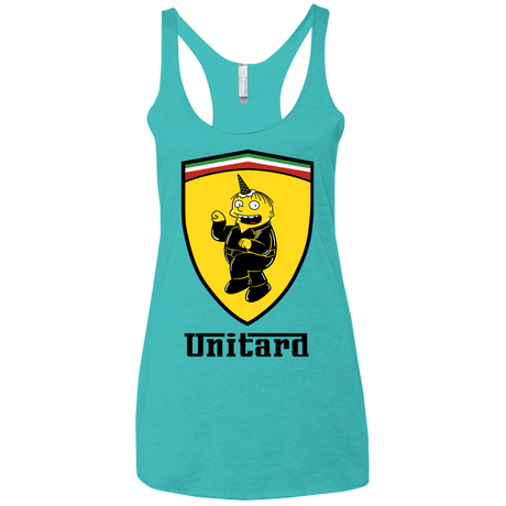 T-Shirts Tahiti Blue / X-Small Unitardi Women's Triblend Racerback Tank