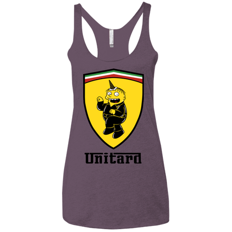 T-Shirts Vintage Purple / X-Small Unitardi Women's Triblend Racerback Tank