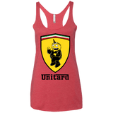 T-Shirts Vintage Red / X-Small Unitardi Women's Triblend Racerback Tank