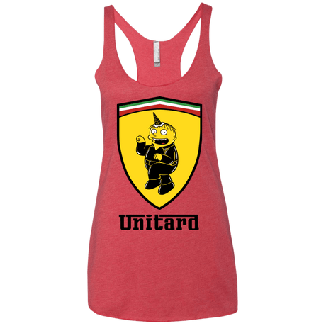 T-Shirts Vintage Red / X-Small Unitardi Women's Triblend Racerback Tank