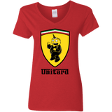 T-Shirts Red / S Unitardi Women's V-Neck T-Shirt
