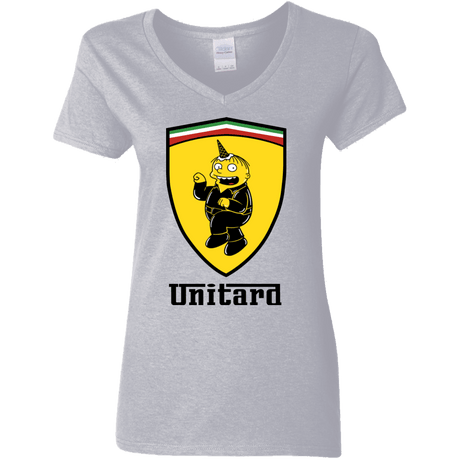 T-Shirts Sport Grey / S Unitardi Women's V-Neck T-Shirt