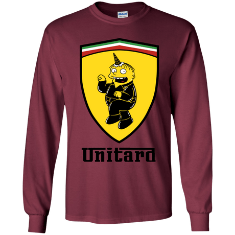 T-Shirts Maroon / YS Unitardi Youth Long Sleeve T-Shirt