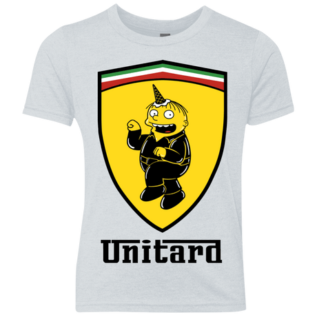 T-Shirts Heather White / YXS Unitardi Youth Triblend T-Shirt