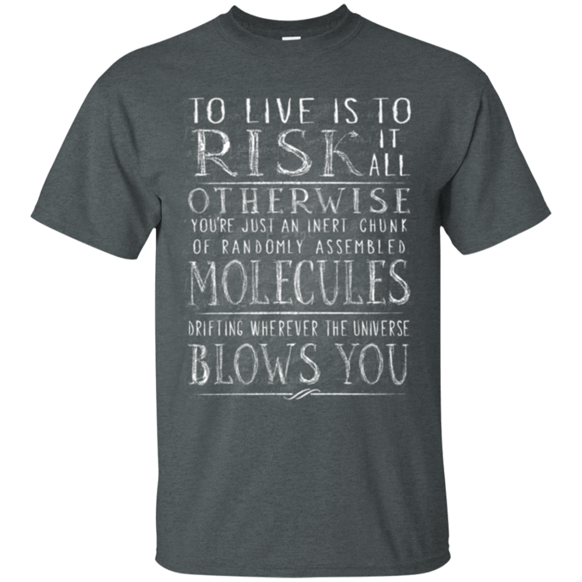 T-Shirts Dark Heather / Small Universe Blows T-Shirt