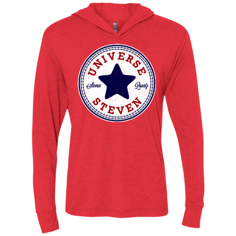 T-Shirts Vintage Red / X-Small Universe Steven Triblend Long Sleeve Hoodie Tee