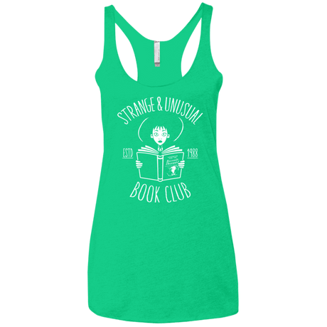 T-Shirts Envy / X-Small Unusual Book Club Women's Triblend Racerback Tank