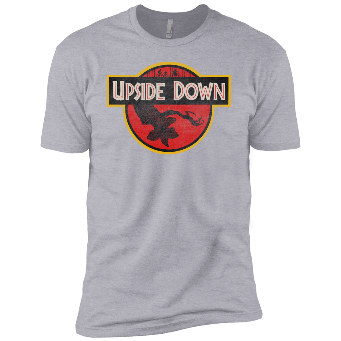 T-Shirts Heather Grey / YXS Upside Down Boys Premium T-Shirt