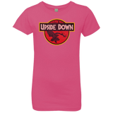 T-Shirts Hot Pink / YXS Upside Down Girls Premium T-Shirt