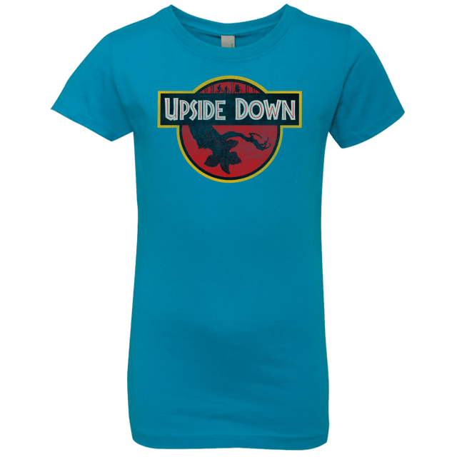 T-Shirts Turquoise / YXS Upside Down Girls Premium T-Shirt