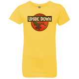 T-Shirts Vibrant Yellow / YXS Upside Down Girls Premium T-Shirt