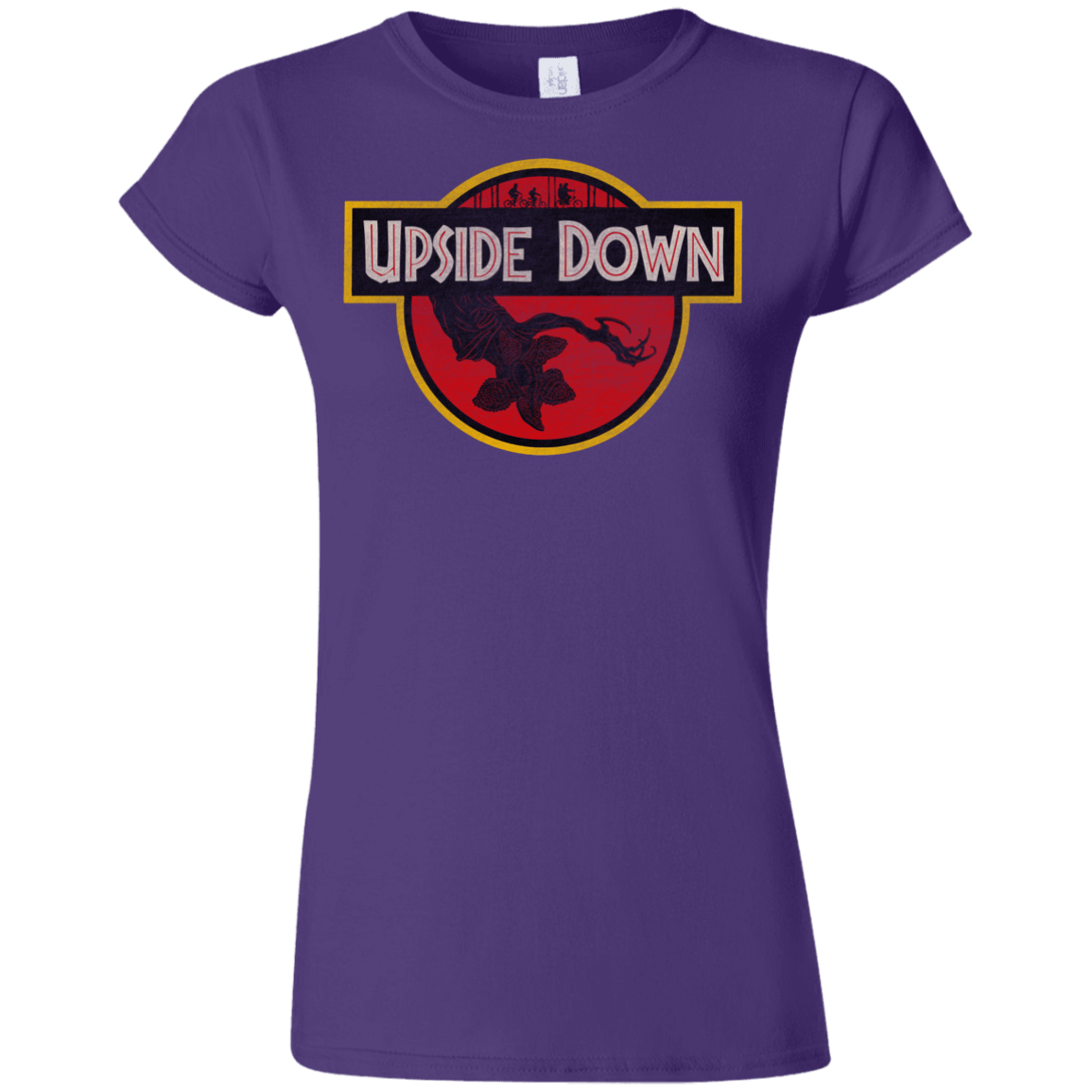 T-Shirts Purple / S Upside Down Junior Slimmer-Fit T-Shirt