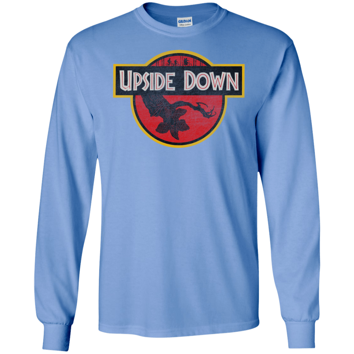 T-Shirts Carolina Blue / S Upside Down Men's Long Sleeve T-Shirt