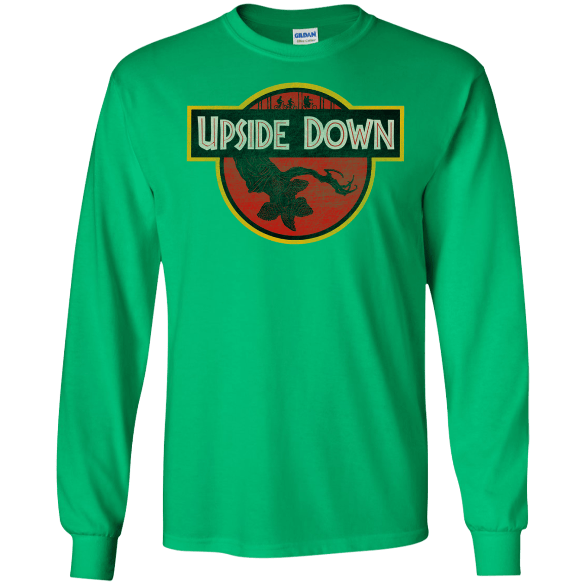 T-Shirts Irish Green / S Upside Down Men's Long Sleeve T-Shirt