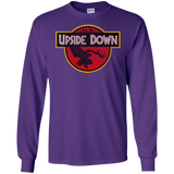 T-Shirts Purple / S Upside Down Men's Long Sleeve T-Shirt