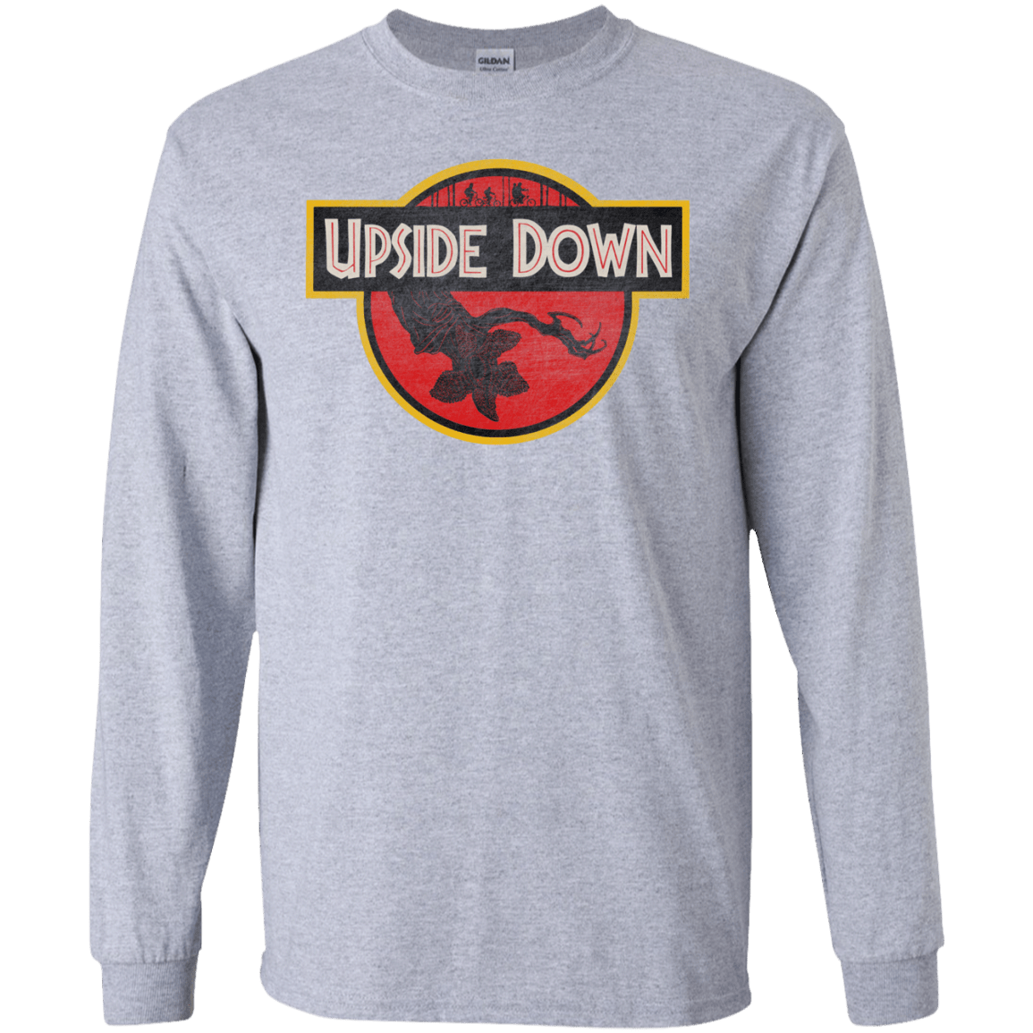 T-Shirts Sport Grey / S Upside Down Men's Long Sleeve T-Shirt