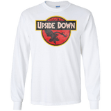 T-Shirts White / S Upside Down Men's Long Sleeve T-Shirt