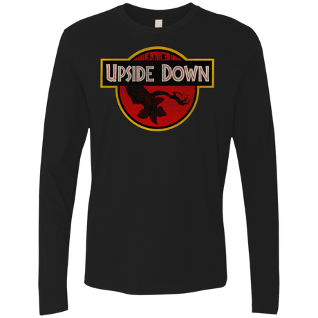 T-Shirts Black / S Upside Down Men's Premium Long Sleeve