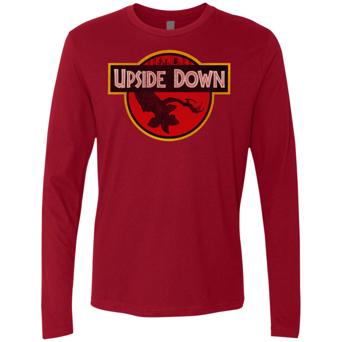 T-Shirts Cardinal / S Upside Down Men's Premium Long Sleeve