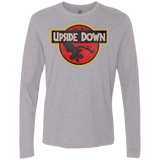 T-Shirts Heather Grey / S Upside Down Men's Premium Long Sleeve