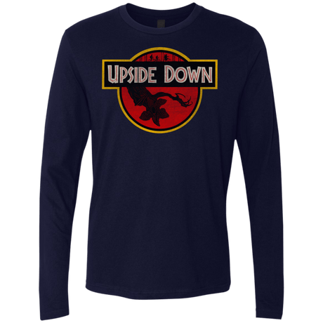T-Shirts Midnight Navy / S Upside Down Men's Premium Long Sleeve