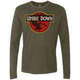 T-Shirts Military Green / S Upside Down Men's Premium Long Sleeve