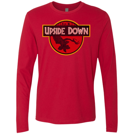 T-Shirts Red / S Upside Down Men's Premium Long Sleeve