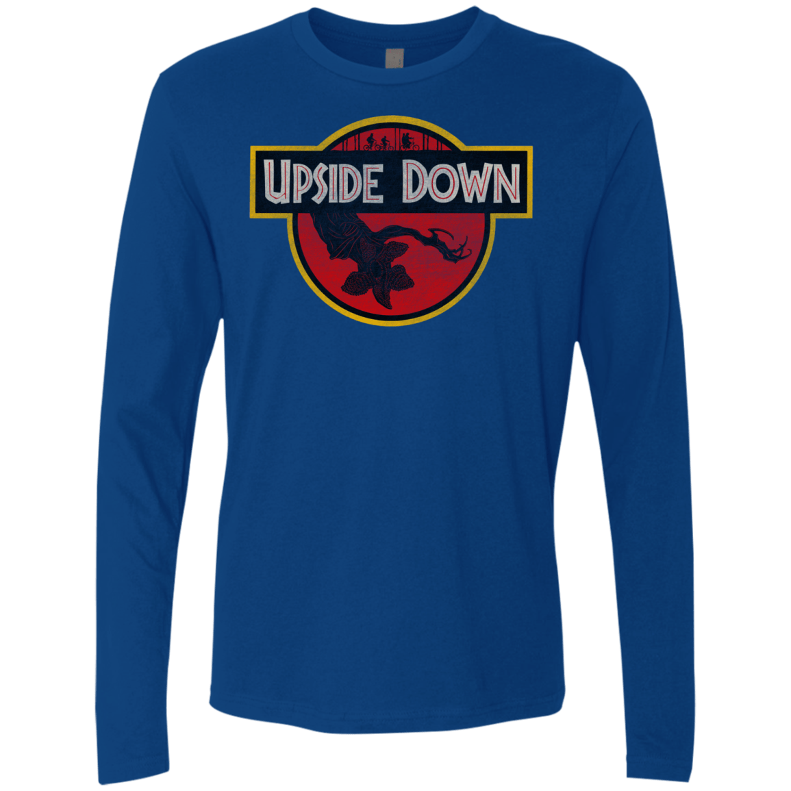 T-Shirts Royal / S Upside Down Men's Premium Long Sleeve