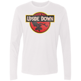 T-Shirts White / S Upside Down Men's Premium Long Sleeve