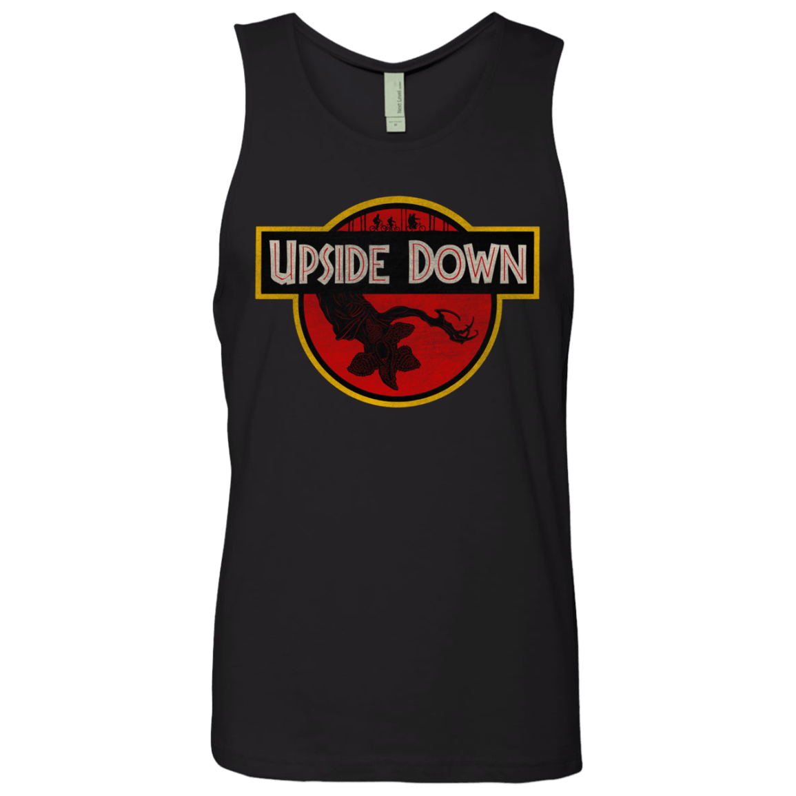 T-Shirts Black / S Upside Down Men's Premium Tank Top