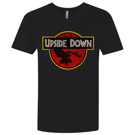 T-Shirts Black / X-Small Upside Down Men's Premium V-Neck
