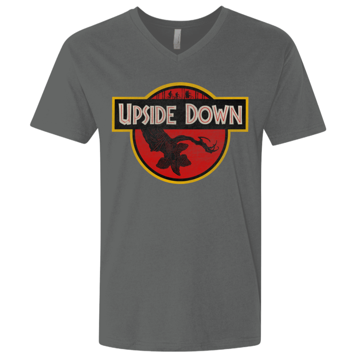 T-Shirts Heavy Metal / X-Small Upside Down Men's Premium V-Neck