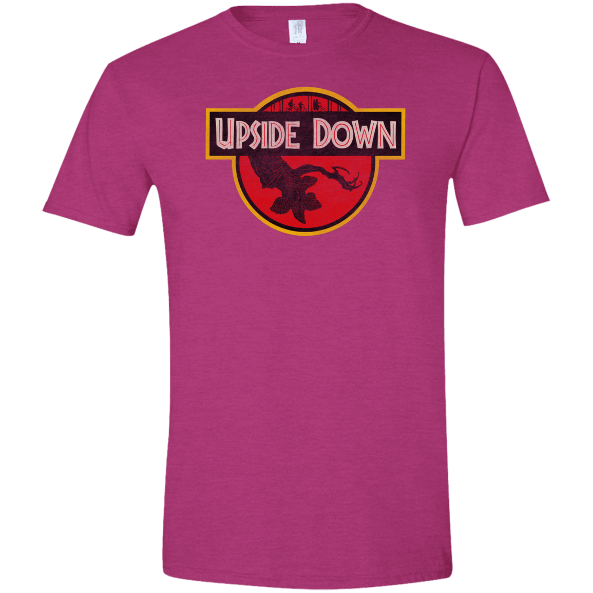 T-Shirts Antique Heliconia / S Upside Down Men's Semi-Fitted Softstyle